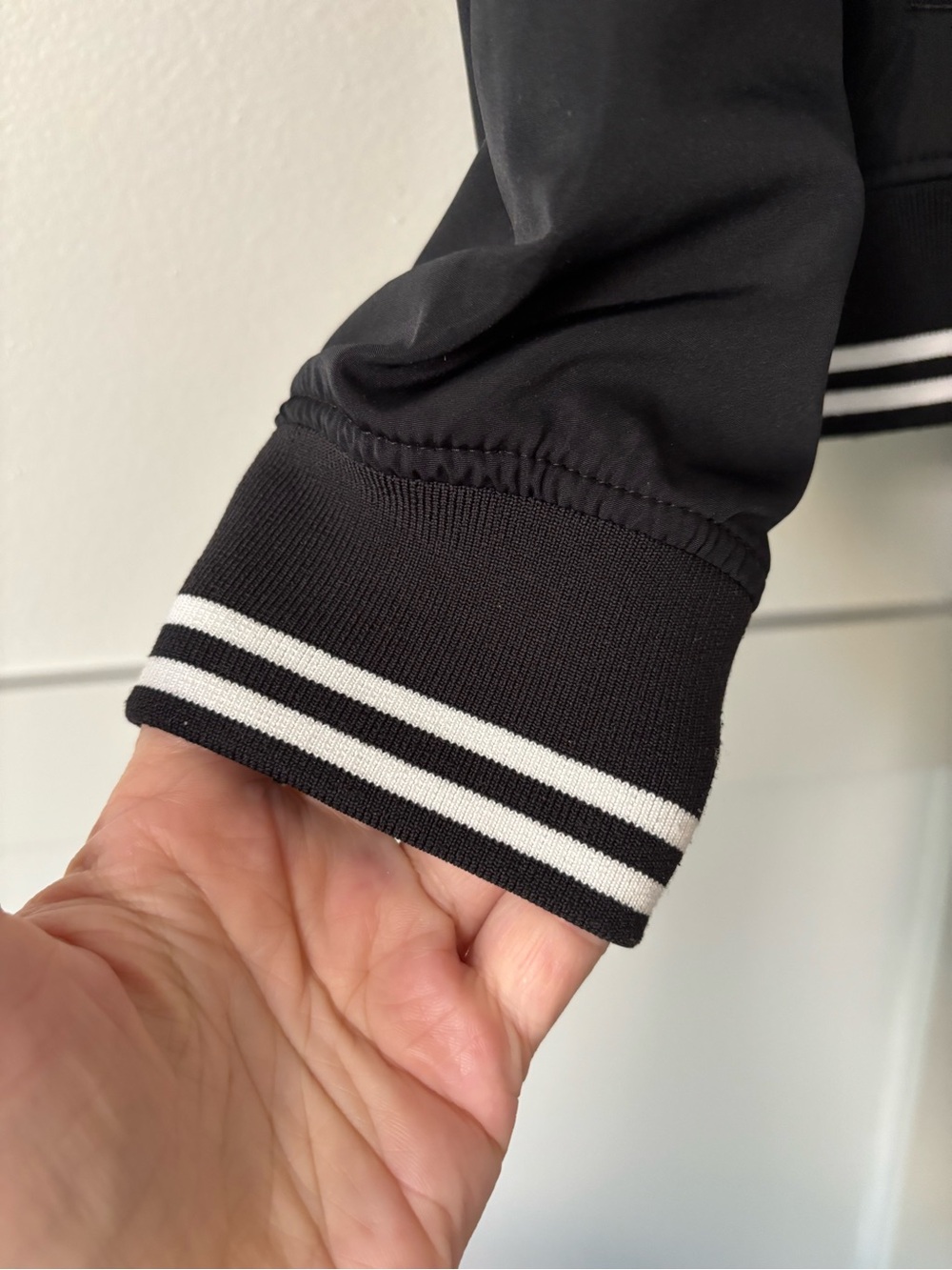 NWOT New Balance Women's Black Varsity Jacket - Picture 3 of 7
